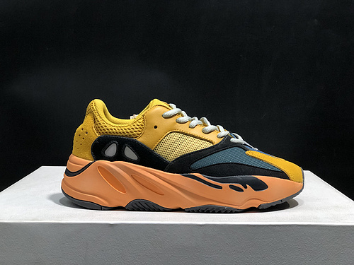 Really bidding adidas Yeezy boost 700 _Sun_ Sun Orange-yellow men_s and women_s shoes 36-46 yards-3b1c9aa5